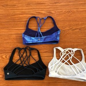 3 lululemon sports bra size 6